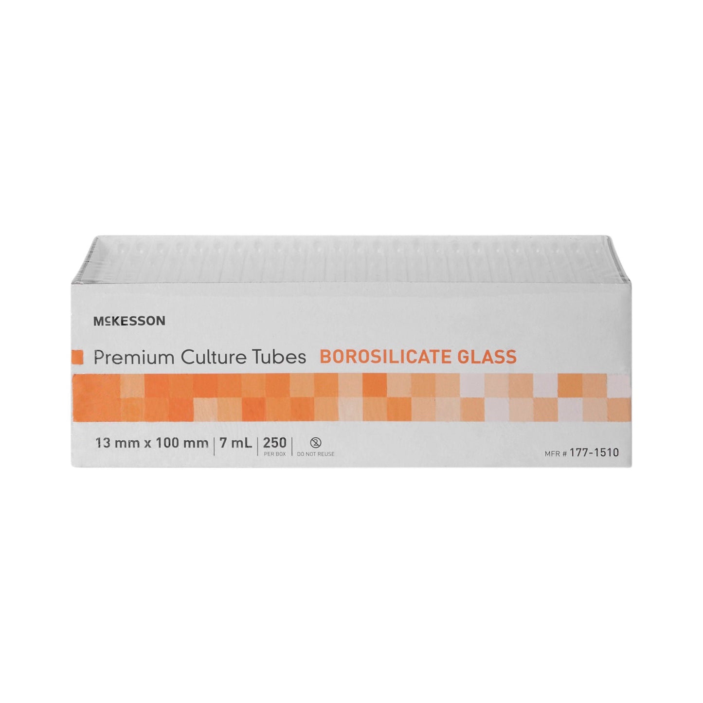 TUBE, TEST GLASS DISP 13X100 7ML (250/BX 4BX/CS)