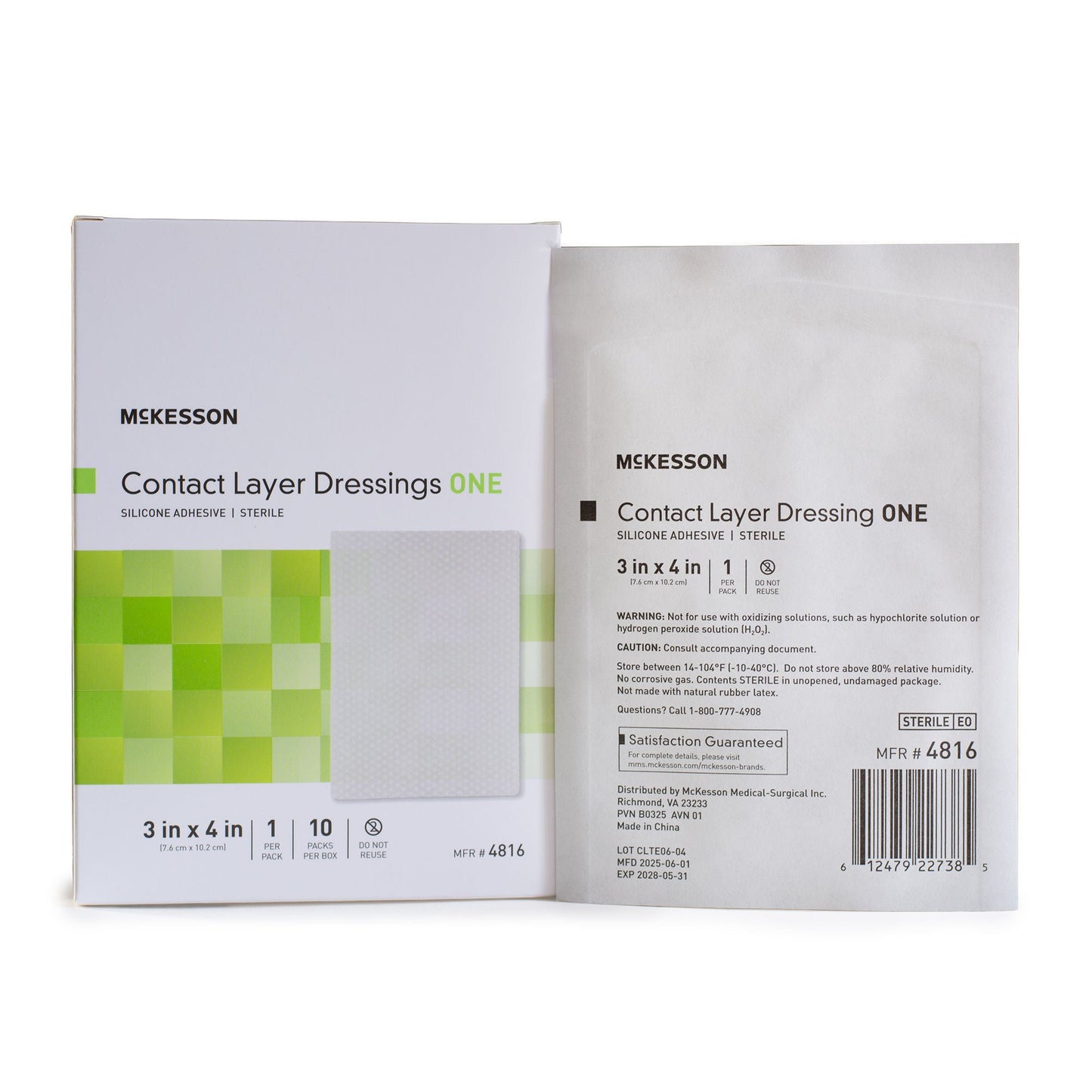DRESSING, ONE CONTACT LAYER STR 3"X4" (10/BX 4BX/CS)