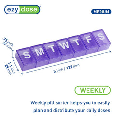 PILL REMINDER, 7 DAY CLASSIC MED (6/PK)