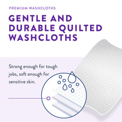 WASHCLOTH, PREVAIL COTTON SF PK (48/PK 12PK/CS)