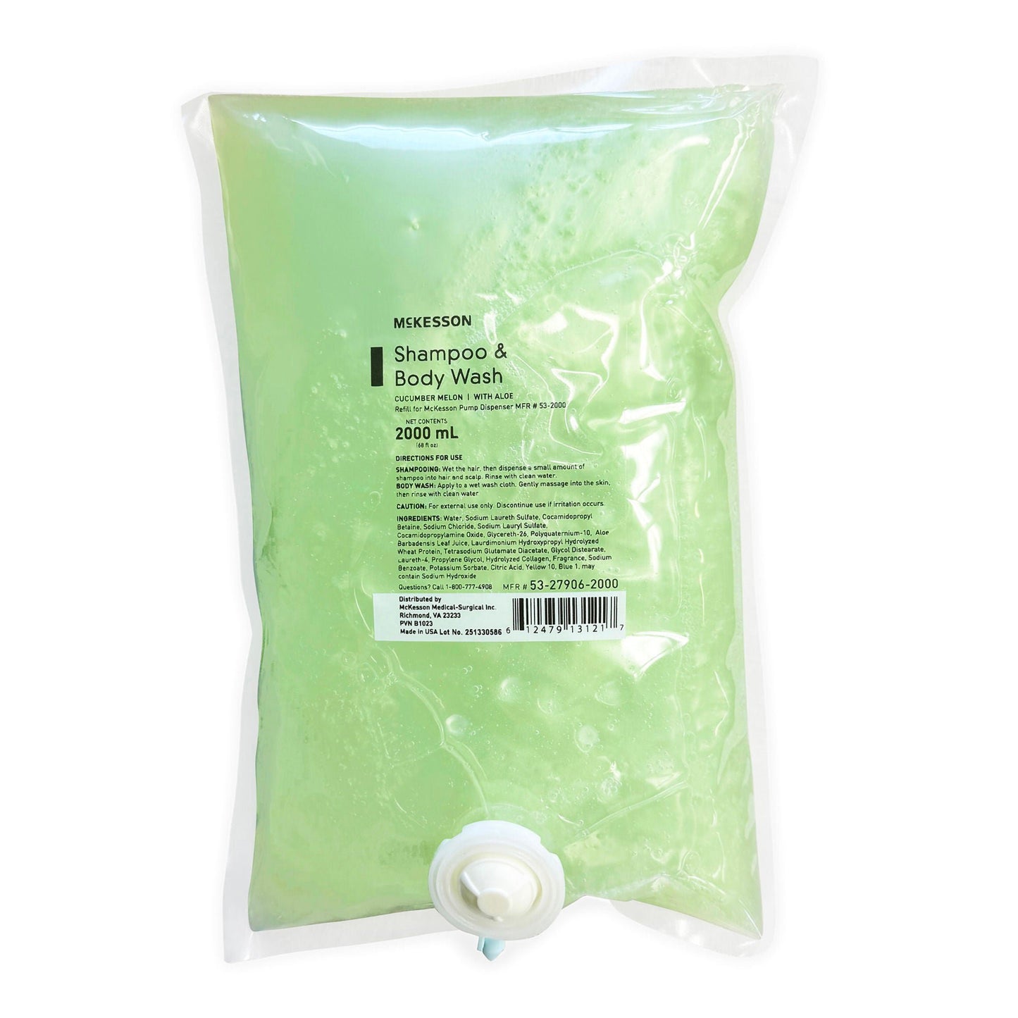 SHAMPOO, HAIR/BODY COND CUCUM DISC 2000ML (4/CS)
