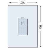DRAPE, SURGICAL ORTHO UNIV EXTREMITY W/ABS 90"X124" (10/CS)