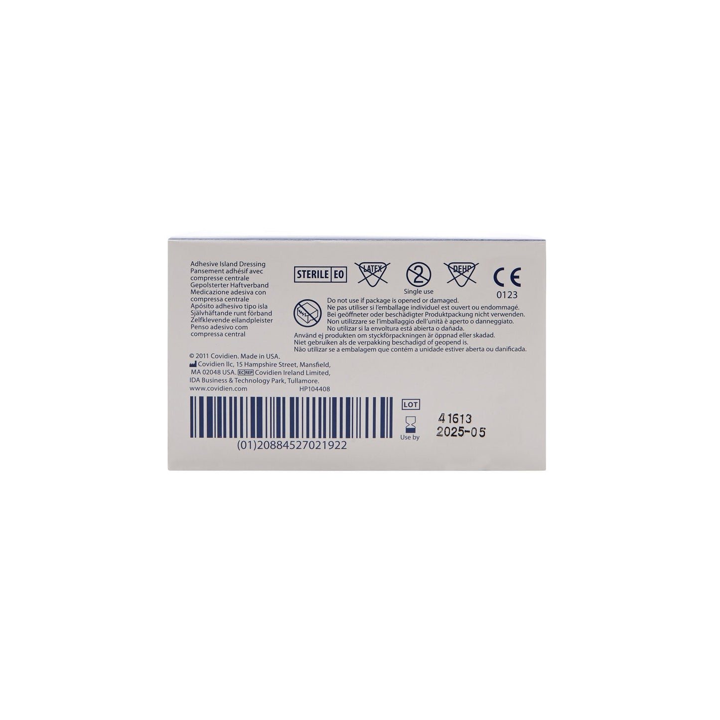 DRESSING, TELFA ISLAND 2"X3 3/4" (50/CT) KENDAL
