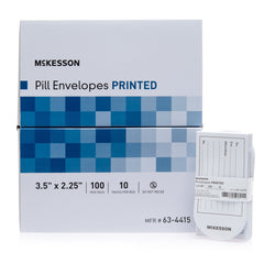 ENVELOPE, PILL PRINTED (100/PK10PK/BX)