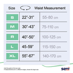 BRIEF, INCONT SENI SUPER PLUS MED 30"-43" (10/PK 4PK/CS)