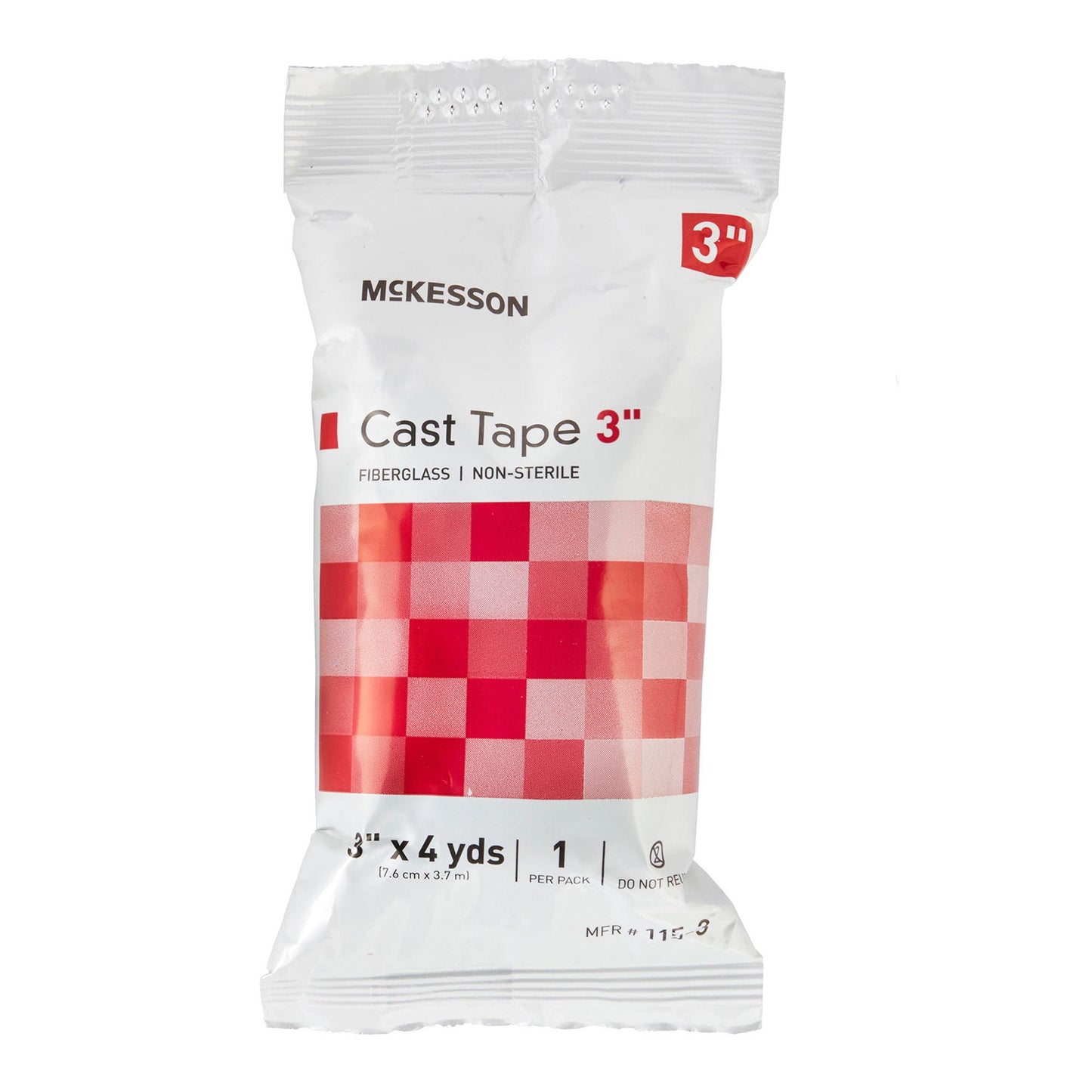TAPE, CAST WHT LF 3"X4YDS (10RL/BX)