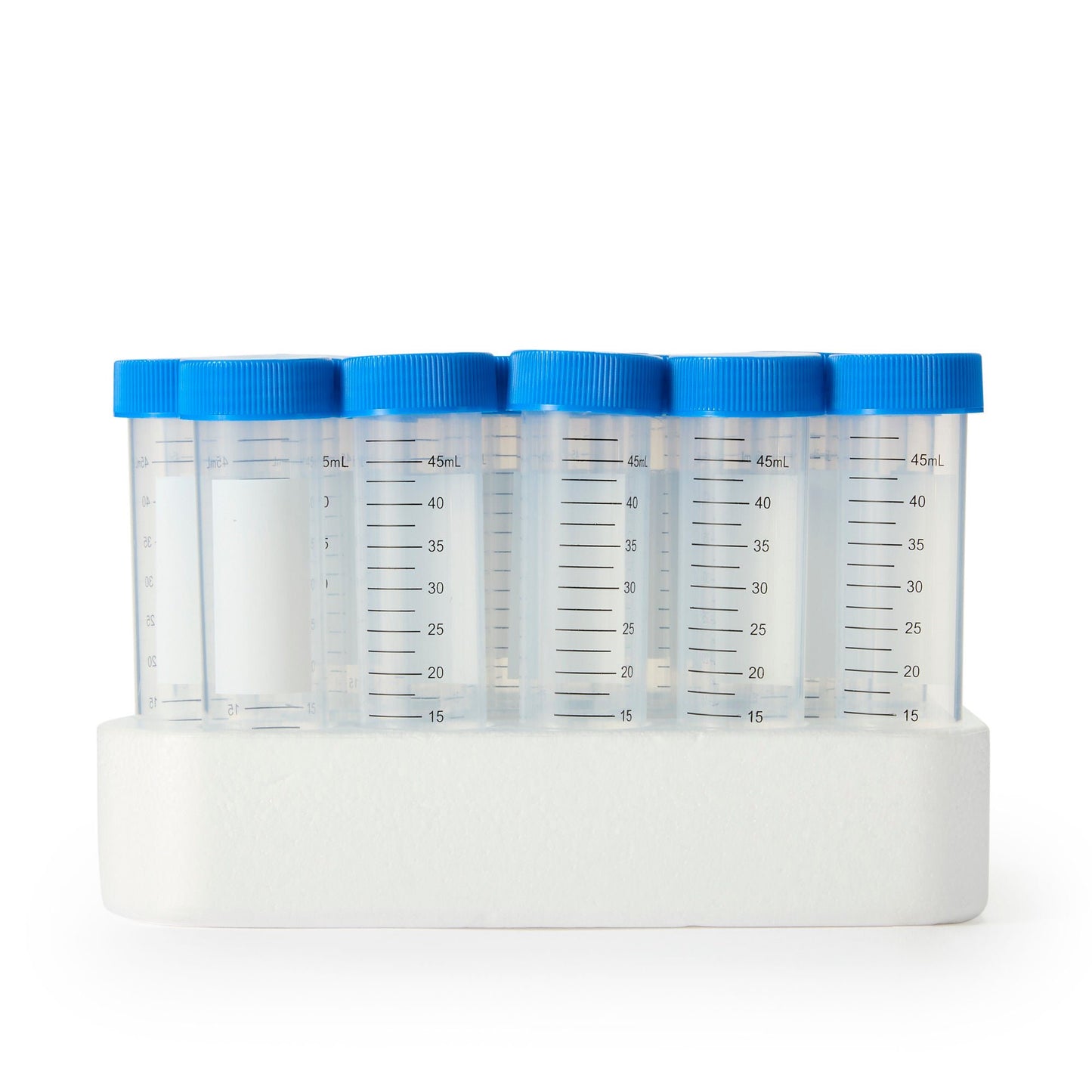TUBE, CENTRIFUGE PP RACKED STRBLU 50ML (25/PK 20 PK/CS)