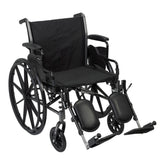 WHEELCHAIR, LTWT DDA ELR 20" 300LBS