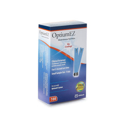 TEST STRIP, BLD GLUC OPTIUM EZ(100/BX 6BX/CS)