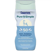 COPPERTONE, LOT PURE & SIMPLE SPF50 6OZ