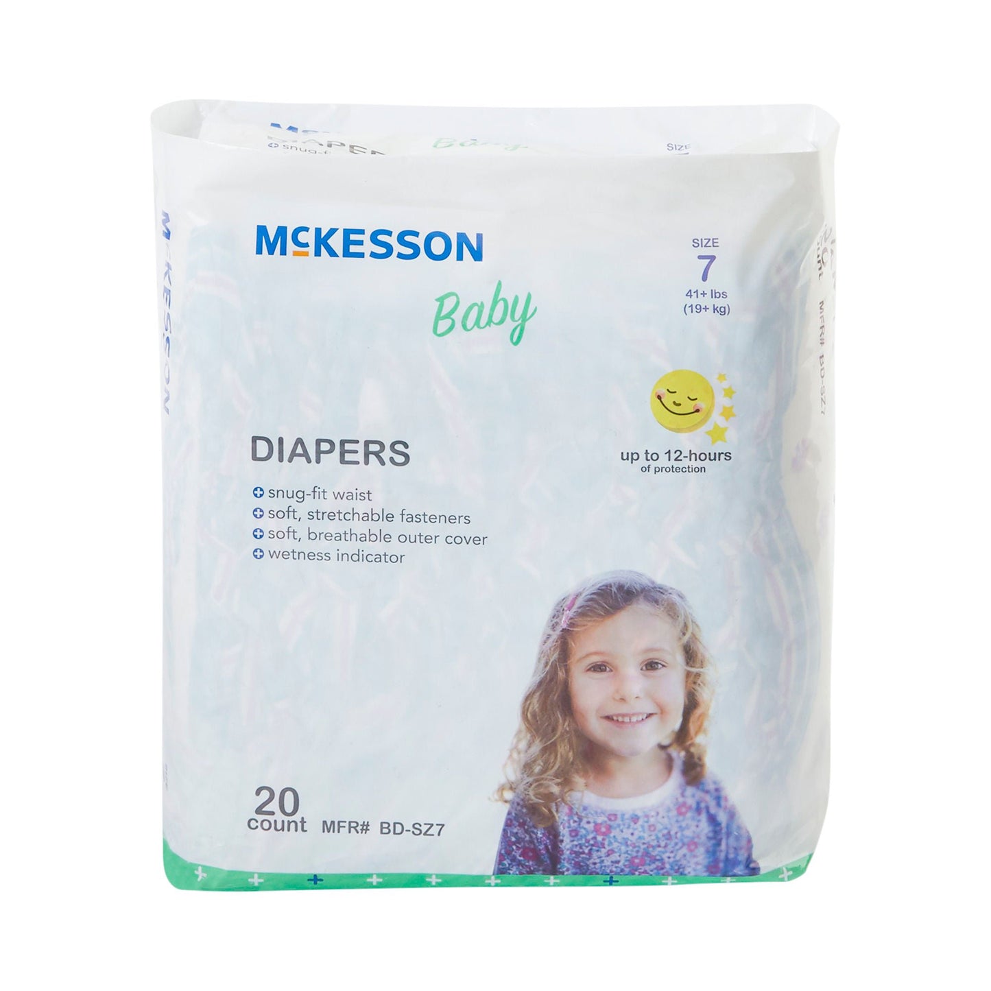DIAPER, BABY SZ7 41+LBS (20/BG4BG/CS)