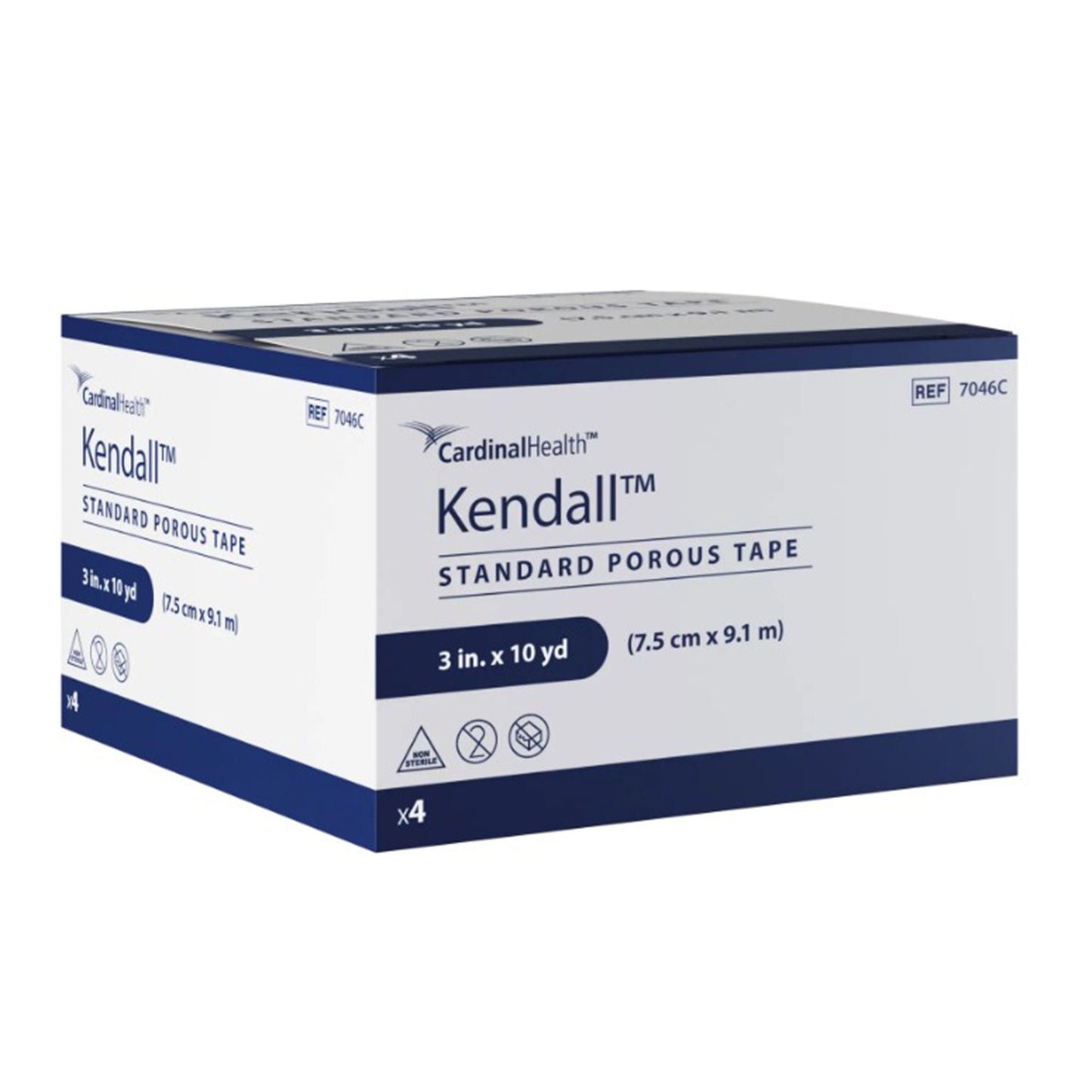 TAPE, ADHSV POROUS 3"X10YDS (4RL/BX 12BX/CS) KENDAL