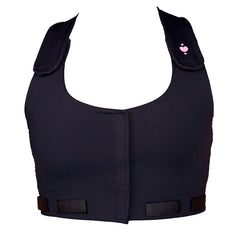 BRA, PST-OP LARISSA W/PCKT PUFF DRN TAB BLK XLG (36/CS)
