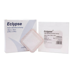 DRESSING, WOUND ECLYPSE SUPER ABSRB 4"X4" (20/BX)