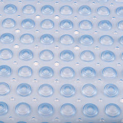 MAT, BATH VNYL SUCTION CUP SKID FREE BLU 16X40
