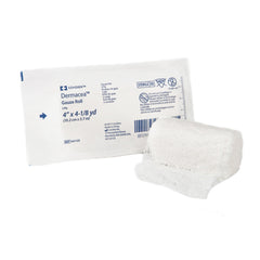 GAUZE, ROLL FLUFF DERMACEA 2PLY 4"X4YDS (96RL/CS)