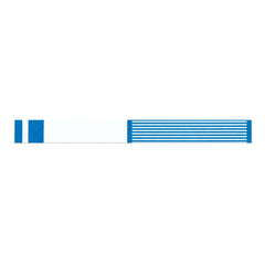 I.D. BAND, SHORT STAY BLU (1000/BX) PREDYN