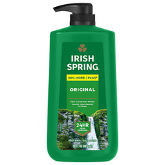 BODYWASH, IRISH SPRING 30OZ W/PUMP (4/CT)