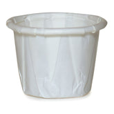 CUP, SOUFFLE PORTN TRTD PAPER WHT 0.5OZ (250/SL 20SL/CS)