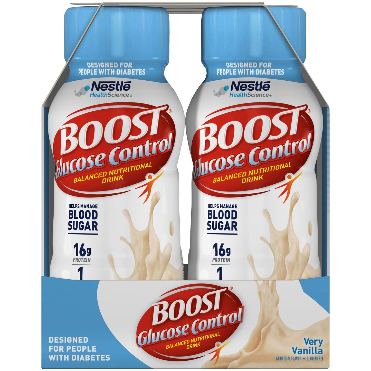 BOOST, GLUCOSE CONTROL VERY VANILLA E 8OZ (6/PK 4P/KCS)