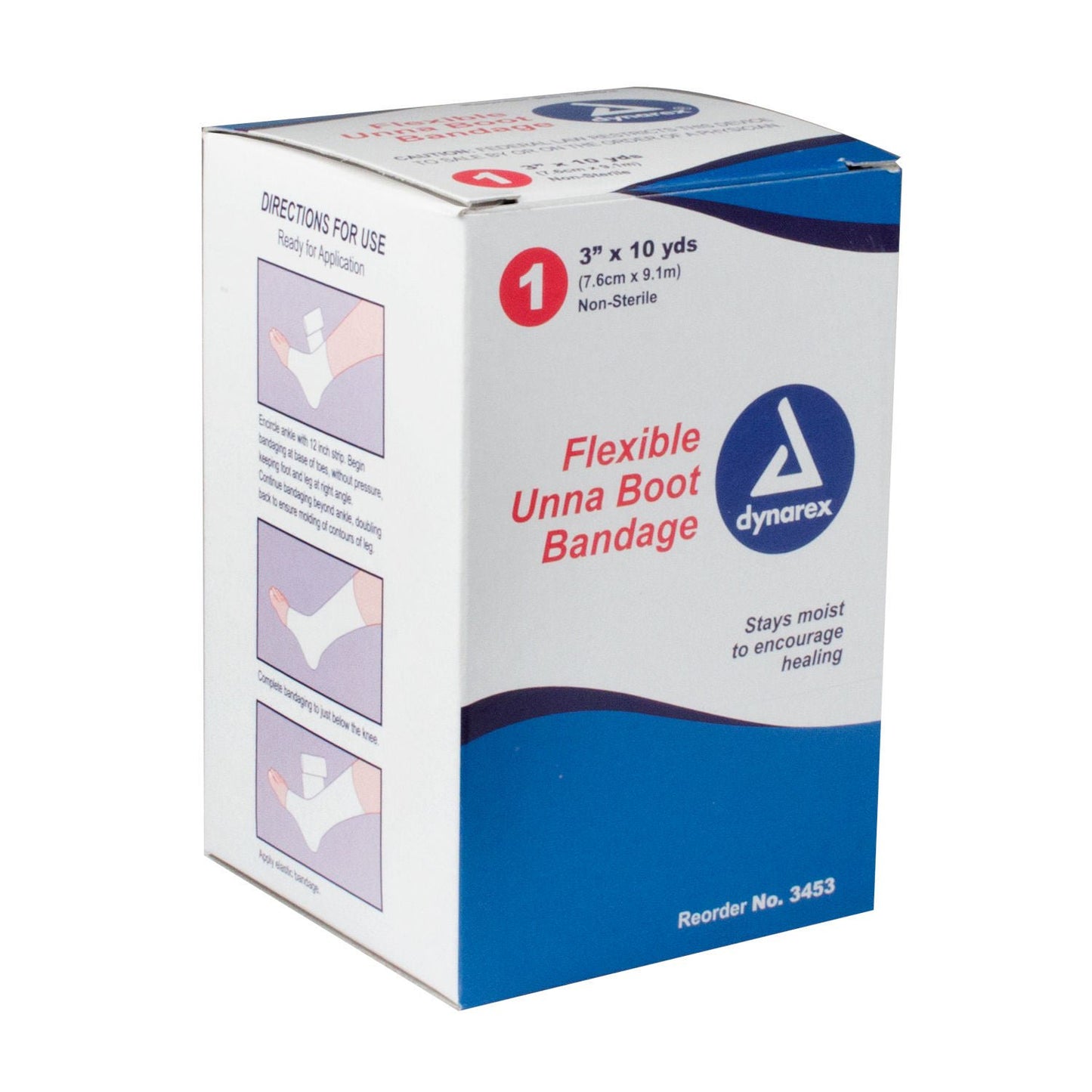 DRESSING, UNABOOT 3"X10' (12/CS)