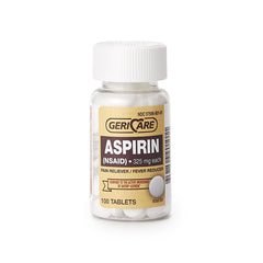 ASPIRIN, TAB 325MG (100/BT 6BT/CS)