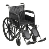 WHEELCHAIR, FA ELR 18" 300LBS