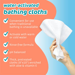 CLOTH, BATHING WET PHARMA-C W/ALOE & VITAMIN E (10/PK 36PK/C