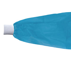 COAT, LAB KNITCUFF LF BLU SM/MED (10/BG 3BG/CS)