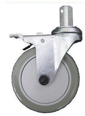 CASTER, REAR LOCKING F/D574 RECLINER CHR