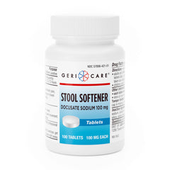 DOCUSATE SODIUM, TAB 100MG (12BT/CS)