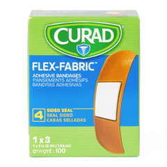 BANDAGE, ADHSV WOVEN 1"X3" (100/BX 12BX/CS)