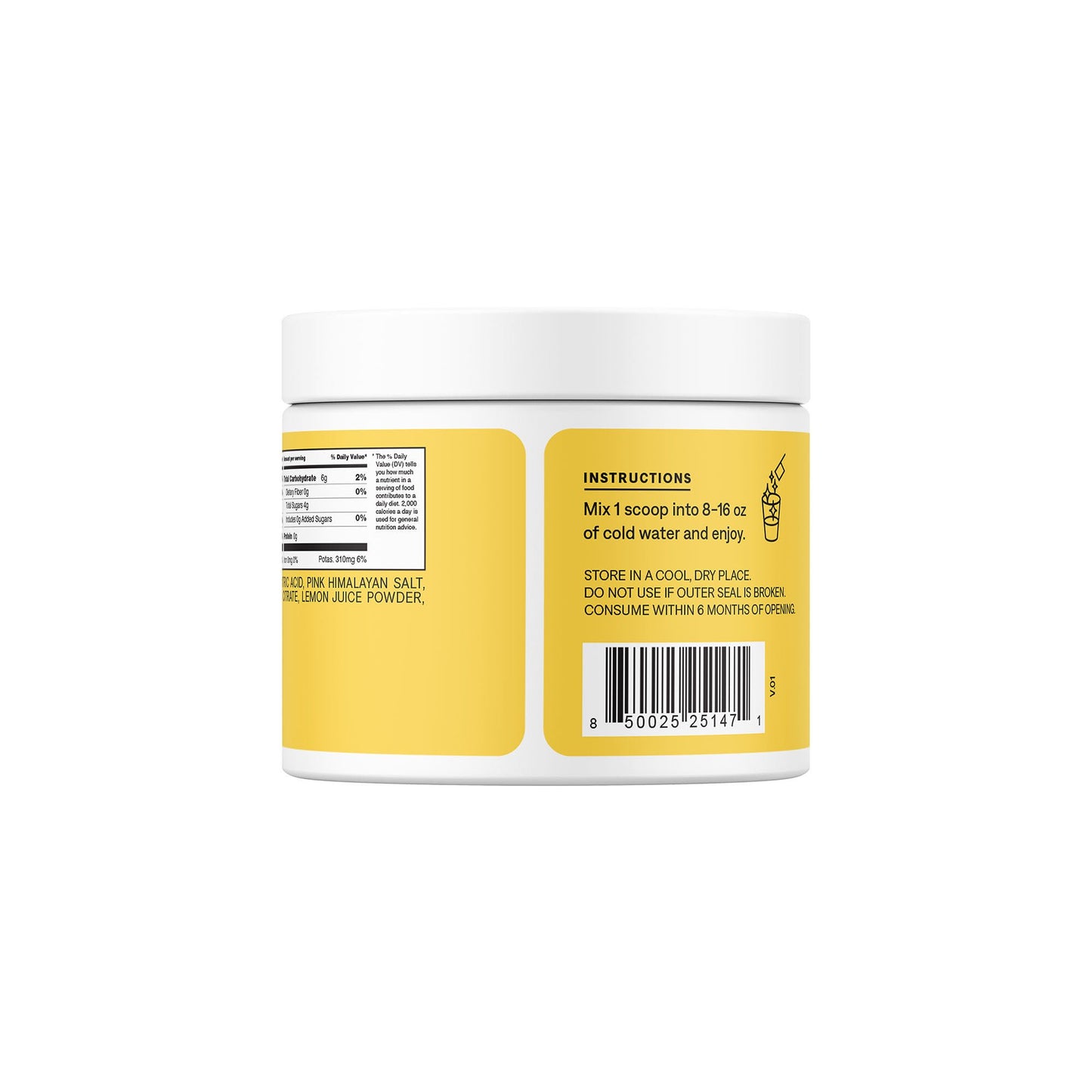 SUPPLEMENT, ELECTROLYTE MIX BULK JAR LEMONADE 7.2OZ (12/CS)