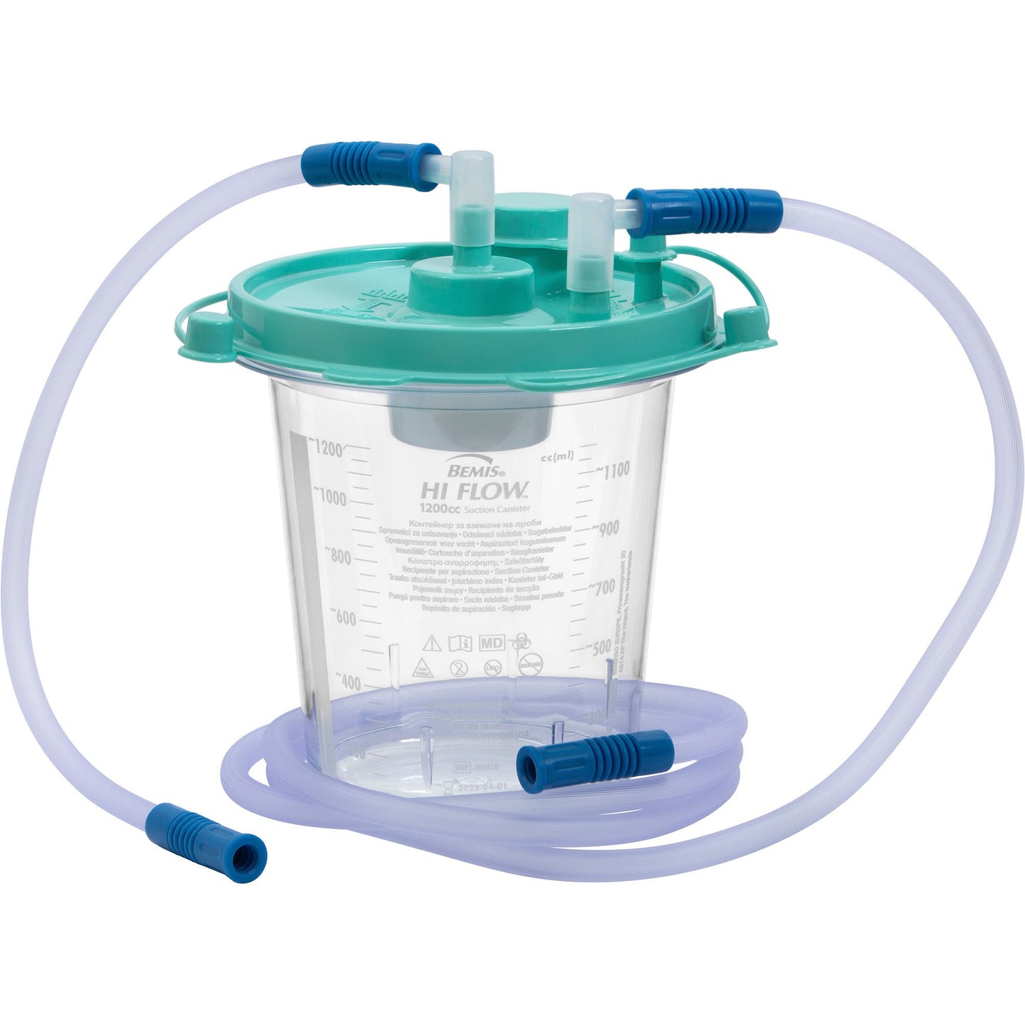 CANISTER, SCTN 1200CC W/TUBING/TOP (48/CS)