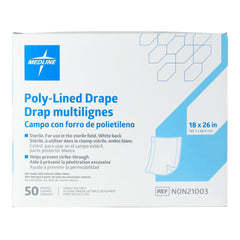 DRAPE, STR FIELD T/P/T 18"X26"(50/BX 6BX/CS)