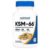 VITAMIN, CAP KSM-66 600MG (60/BT 12BT/CS)
