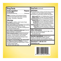 DRAMAMINE, TAB 50MG ORIG (36/EA)