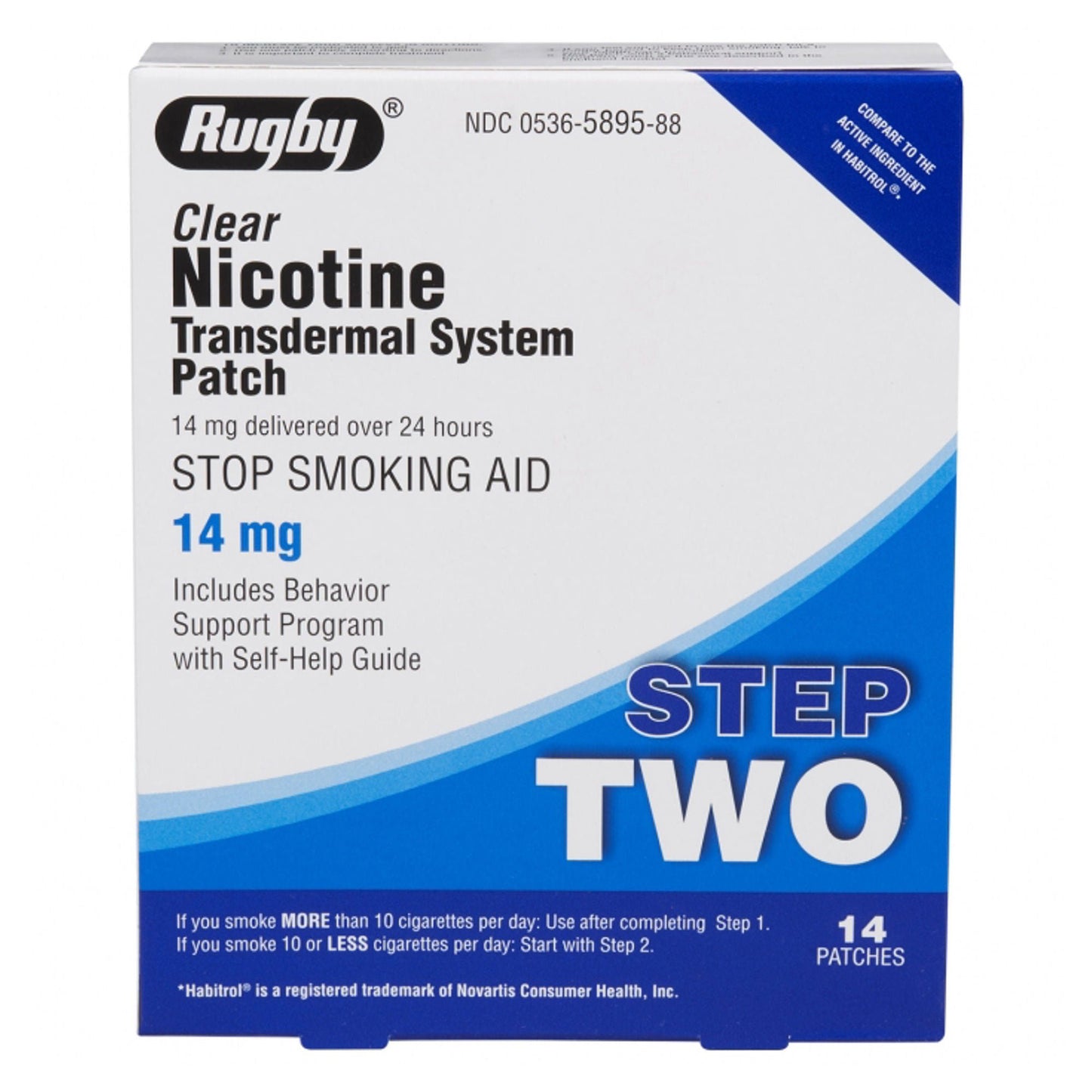NICOTINE, PATCH 24HOUR STEP2 14MG (14/BX)
