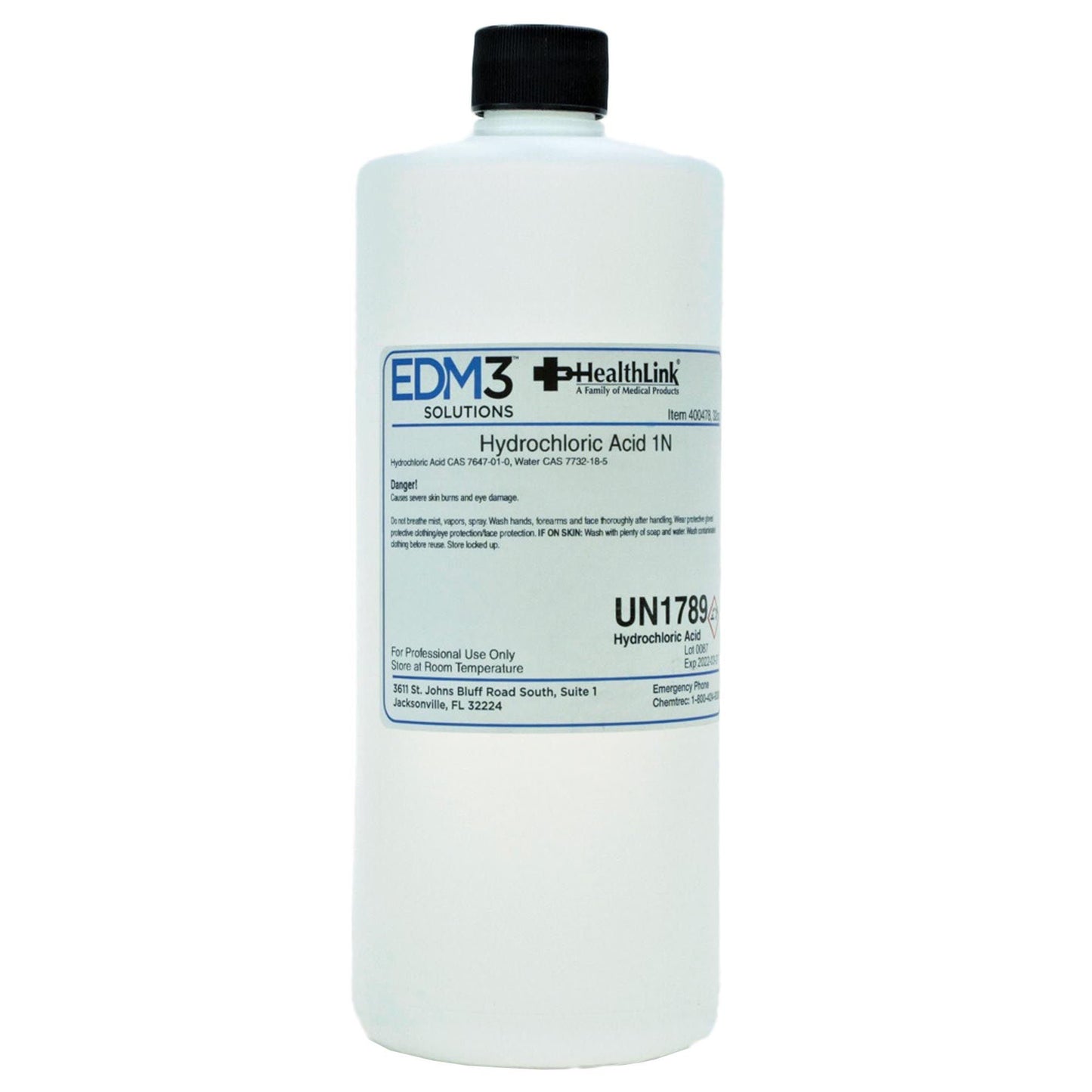 ACID, HYDROCHLORACETIC 32OZ BICINF