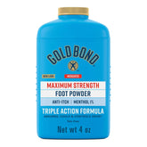 GOLD BOND, PDR FOOT MEDICATED MAXIMUM STRENGTH 4OZ