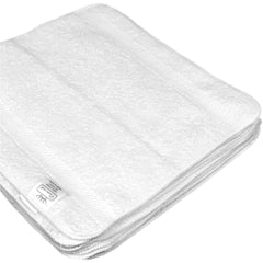 WASHCLOTH, 12X12 .75LB WHT BASICS (100DZ/CS)