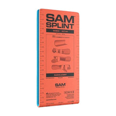 ARM SPLINT, SAM JR ORG/BLU 18"(24/CS)