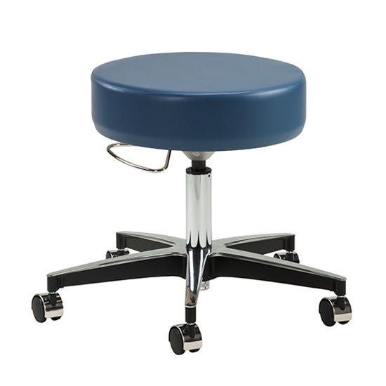 STOOL, EXAM PNEU 5LEG ALUM WEDGEWOOD