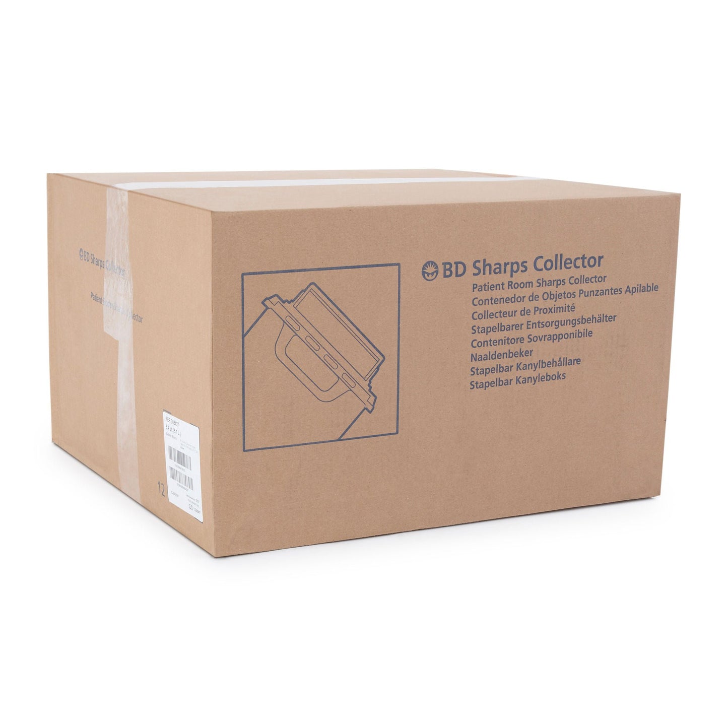 CONTAINER, SHARPS CLR 5.4QT (12/CS)