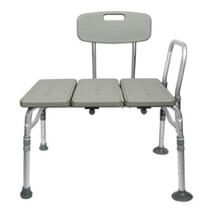 BENCH, TRANSFER W/BACK ALUMINUM FRAME 400LB