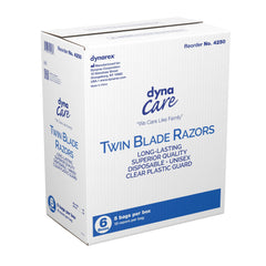 RAZOR, TWIN BLADE DISP (50/BX 6BX/CS)