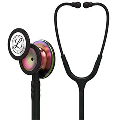 STETHOSCOPE, CLASSIC III BLK TUBING RAINBOW CHESTPIECE
