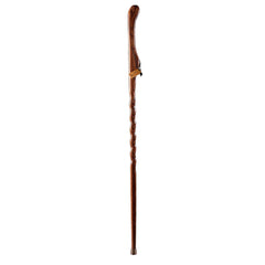 STICK, WALKING WOOD BRAZOS 58 TWISTED OAK HITCHHIKER RED 58"