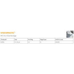 VISCOPASTE, PB7 3"X10YDS (12/BX 4BX/CS)