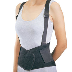 BACK SUPPORT, INDUST W/.SUSP 30-36" MED